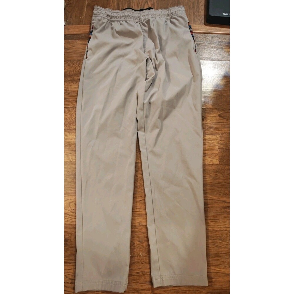 Wowie Pants Mens Medium Beige Sapien Chino Stretch Drawstring Pull On Aztec
